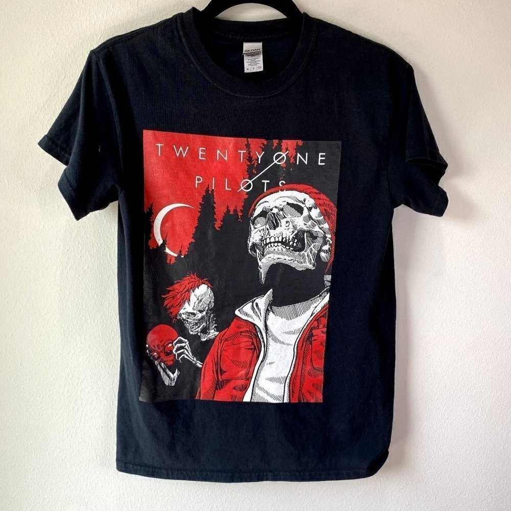 TwentyOne Pilots Skeleton Band Tee S